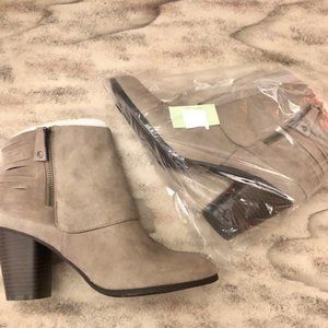 Madden Girl Destroy Boots Taupe color
